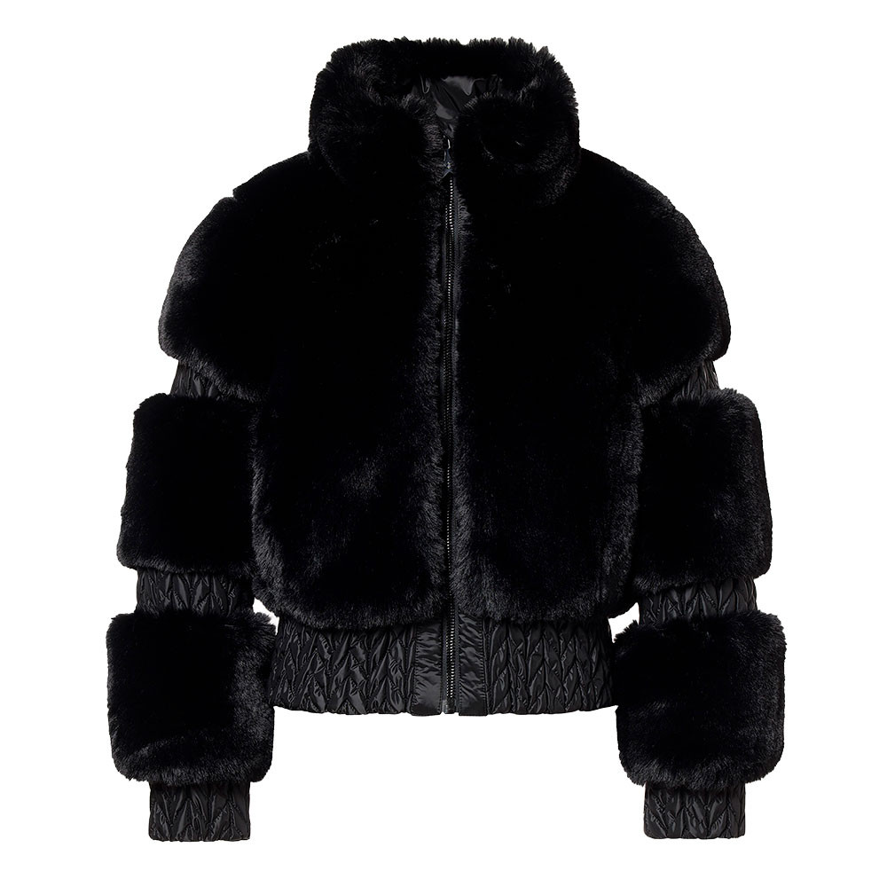 

Утепленная лыжная куртка Goldbergh с искусственным мехом (женская), Black