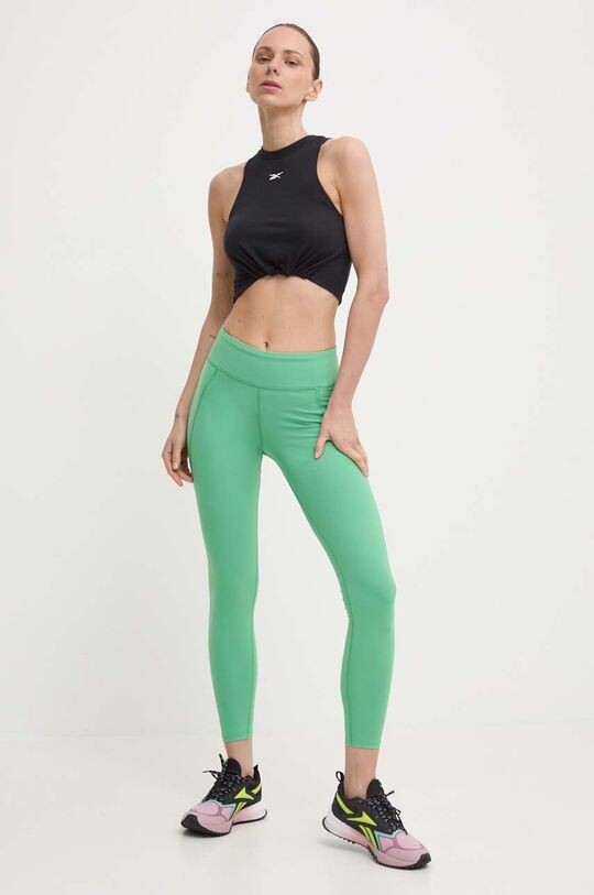 

Леггинсы для тренировок Lux. Reebok, зеленый