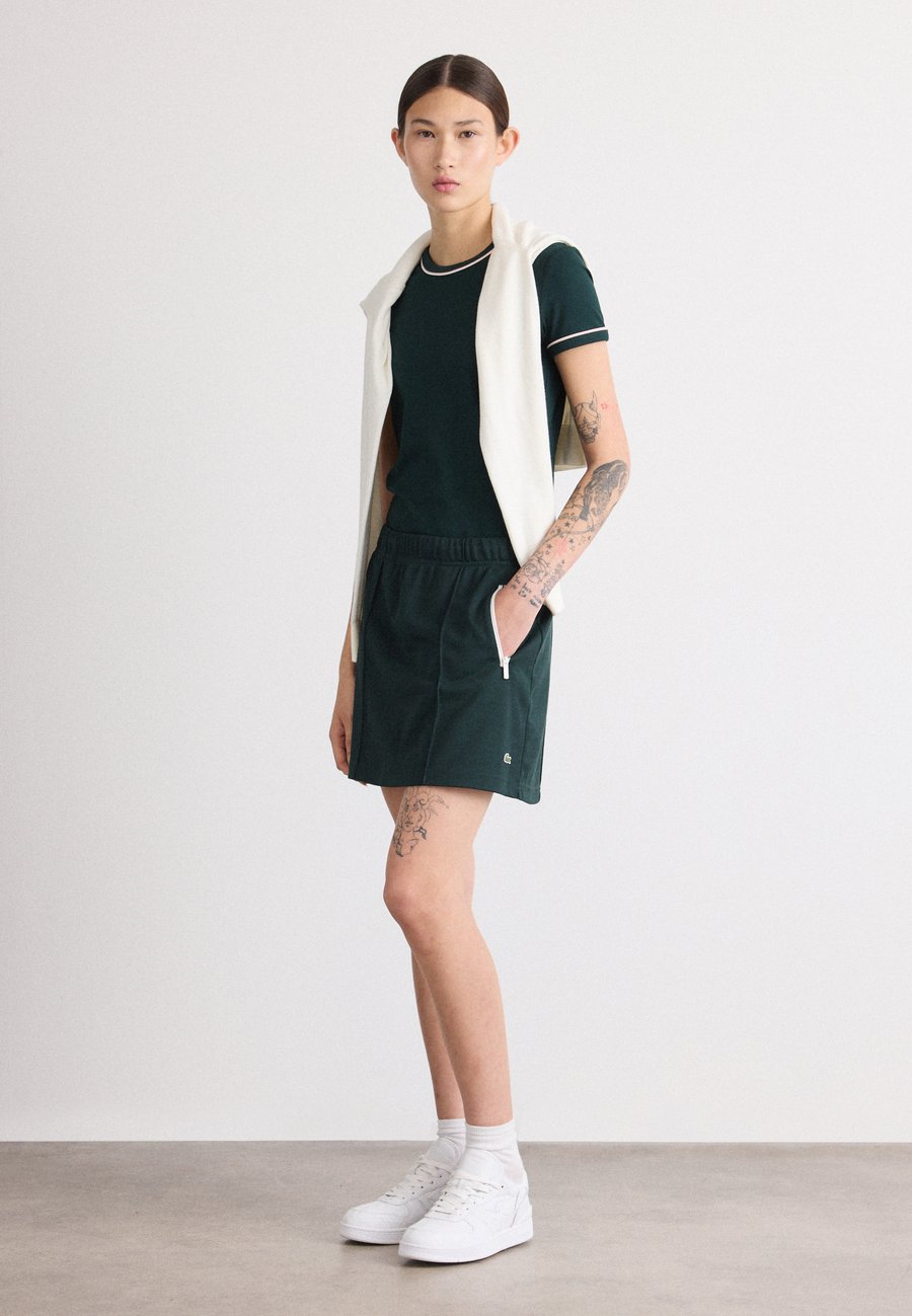 Юбка Lacoste A-line, Sinople/Dark Green — фото 2