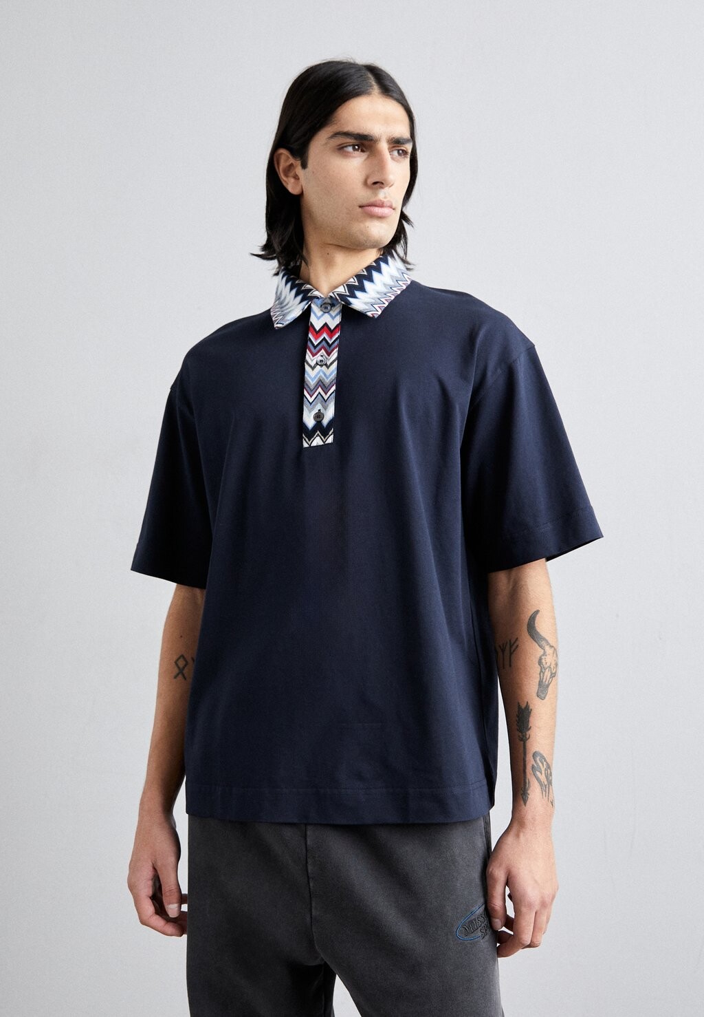 

Рубашка-поло SHORT SLEEVE Missoni, цвет navy