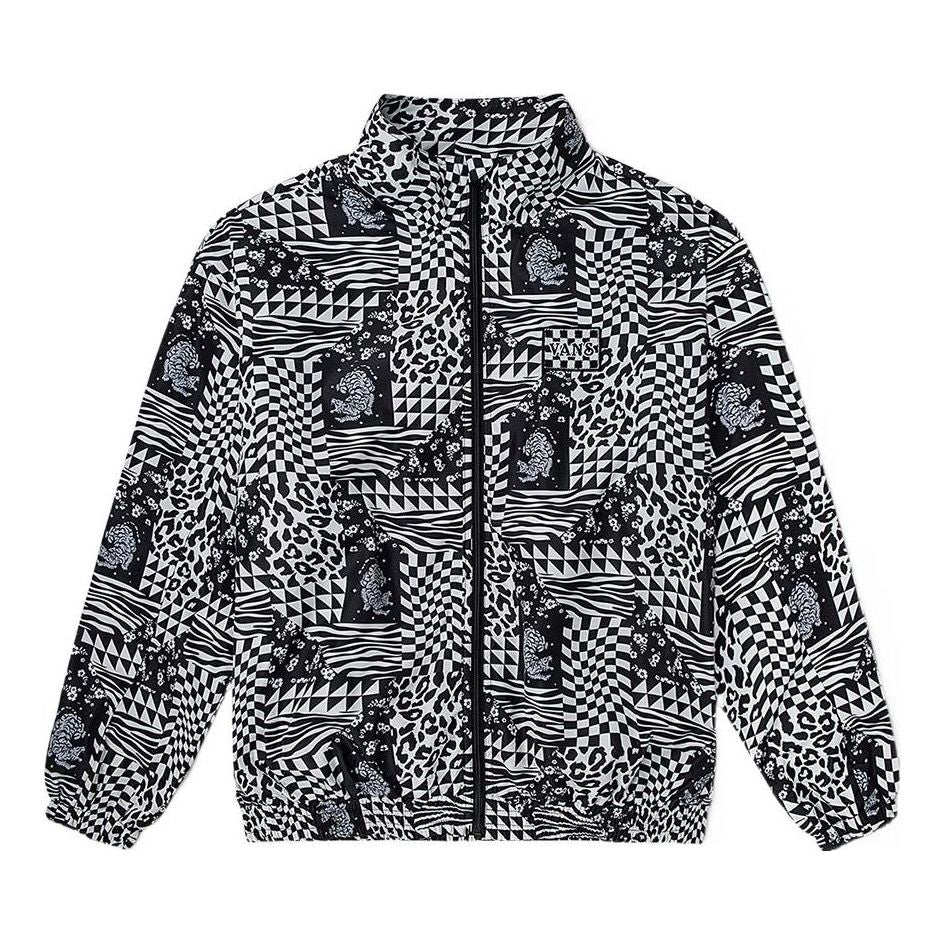 

Куртка Vans SS22 Grid Full Print Jacket Couple Style Black VN0A5H9T7TO, черный