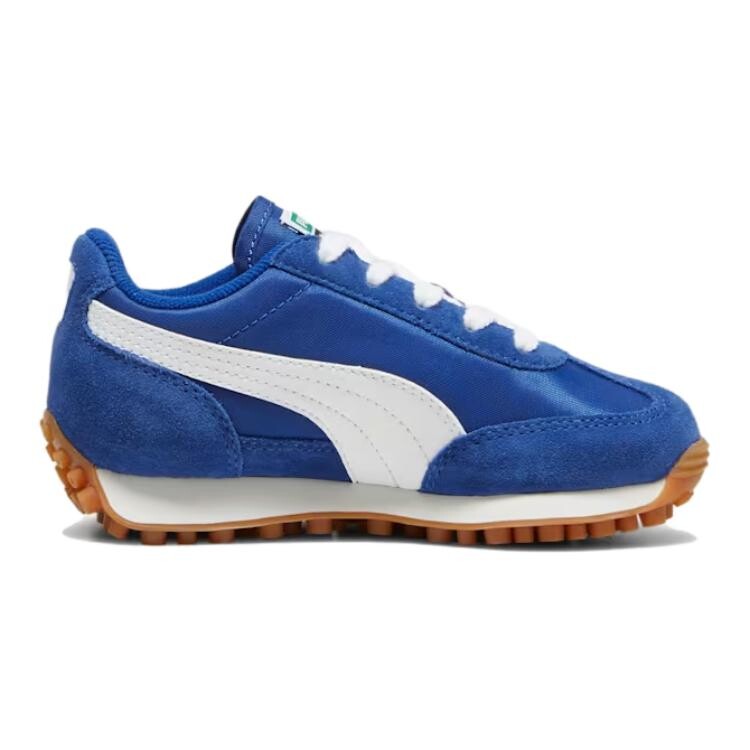 Детские кеды Детские низкие синие/белые Puma, синий/белый — фото 2