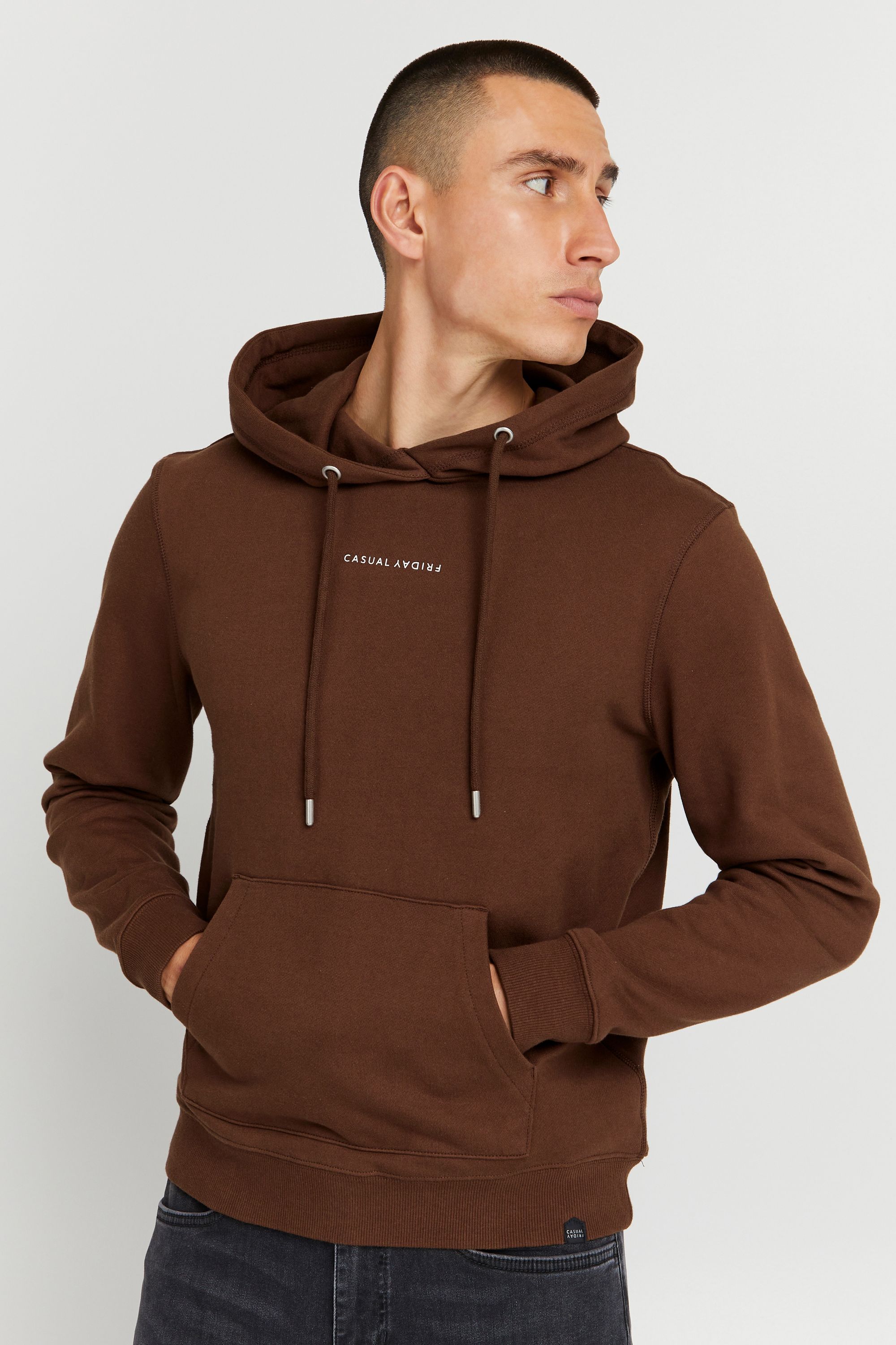 

Толстовка CASUAL FRIDAY Kapuzenpullover, коричневый