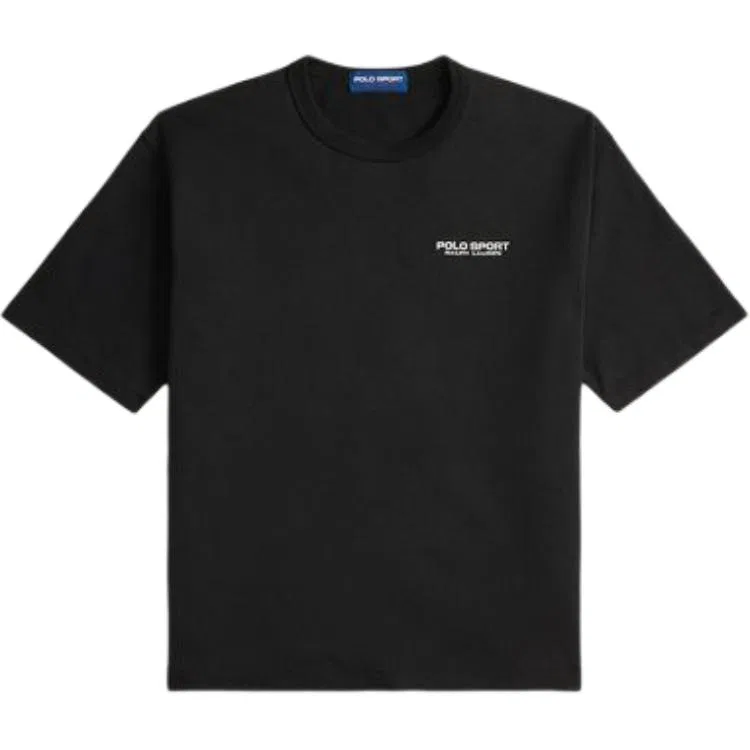 Футболка свободного кроя Polo Sport SS26 T Shirt Polo Ralph Lauren черная