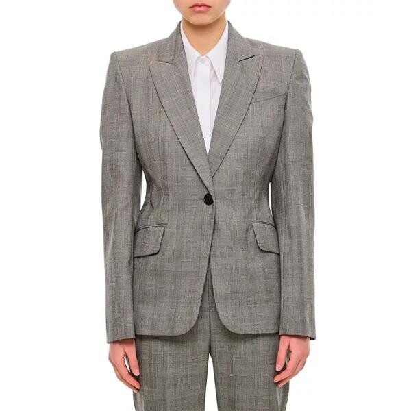 

Куртка blazer Alexander Mcqueen, серый