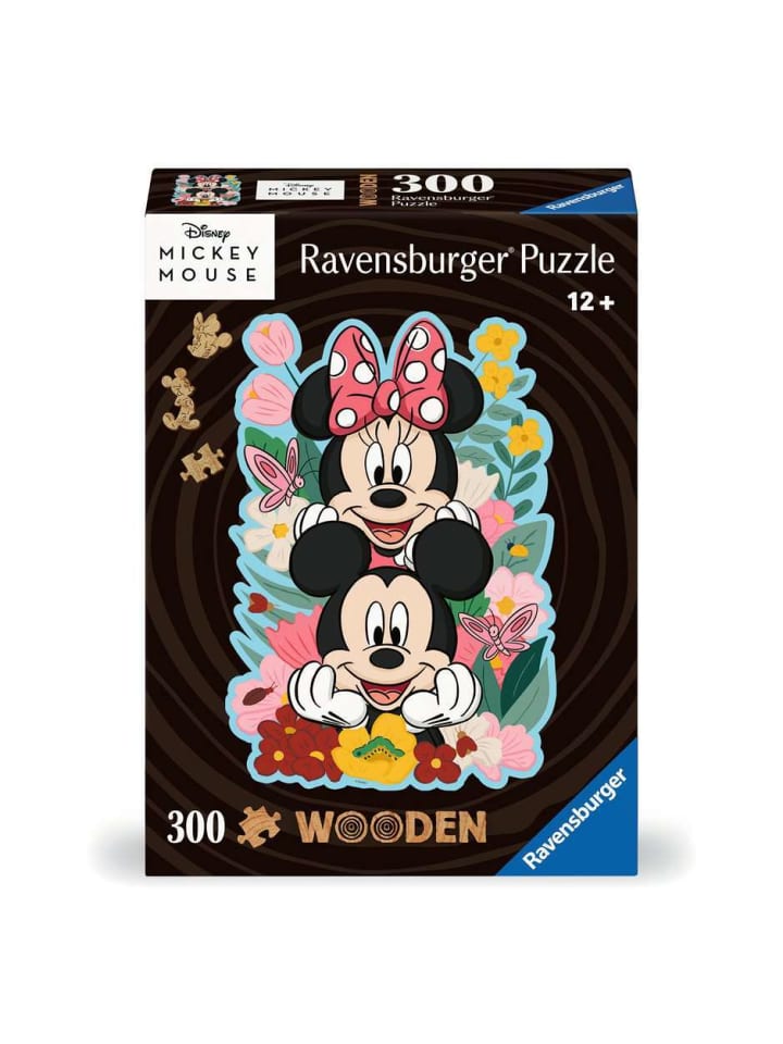 

Пазл Ravensburger из 300 деталей с изображением Микки и Минни Маус из мультфильма Disney, выполненный в красочных рисунках
