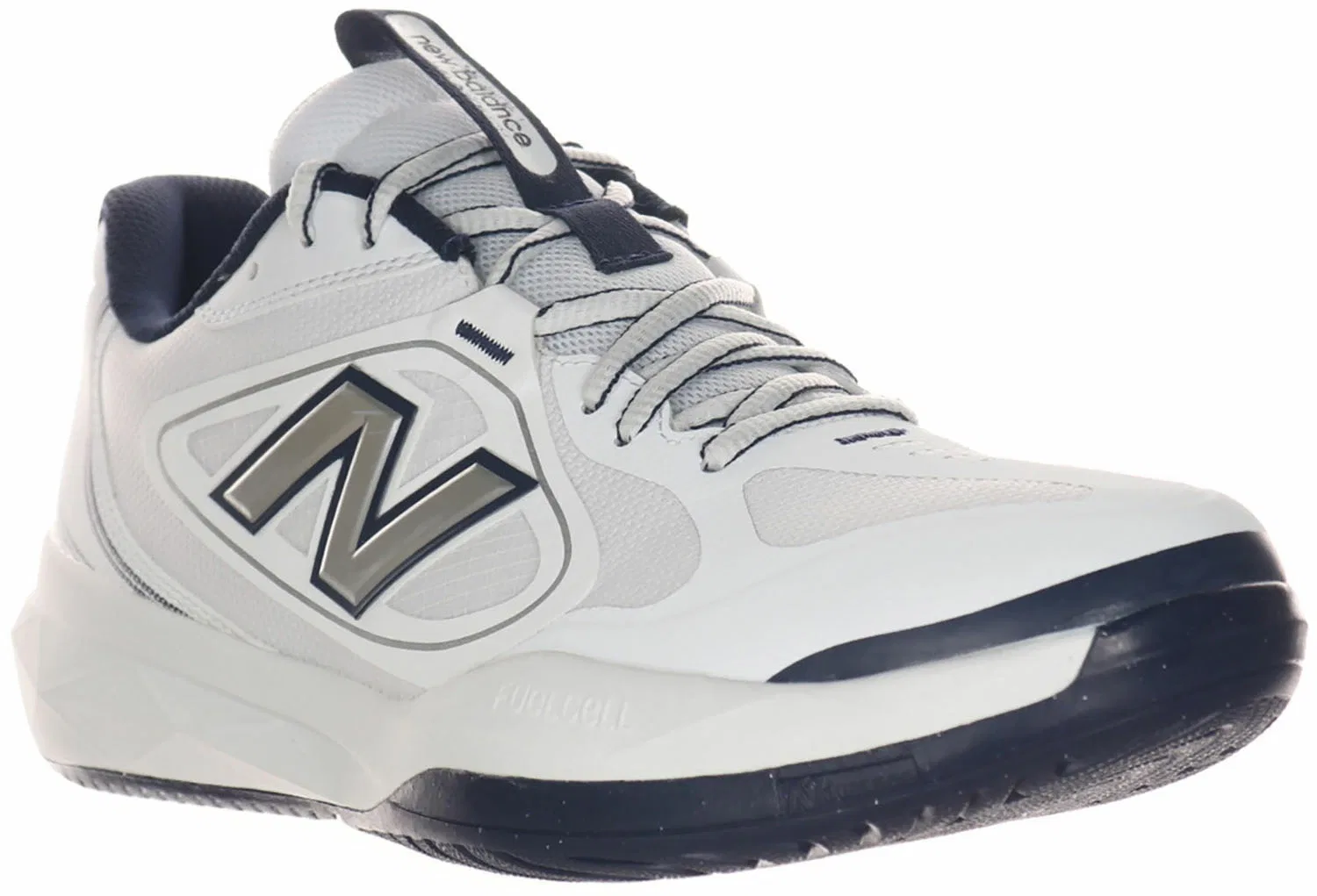 Мужские кроссовки для тенниса «FuelCell 796 v5 H» от New Balance, White/Navy — фото 4