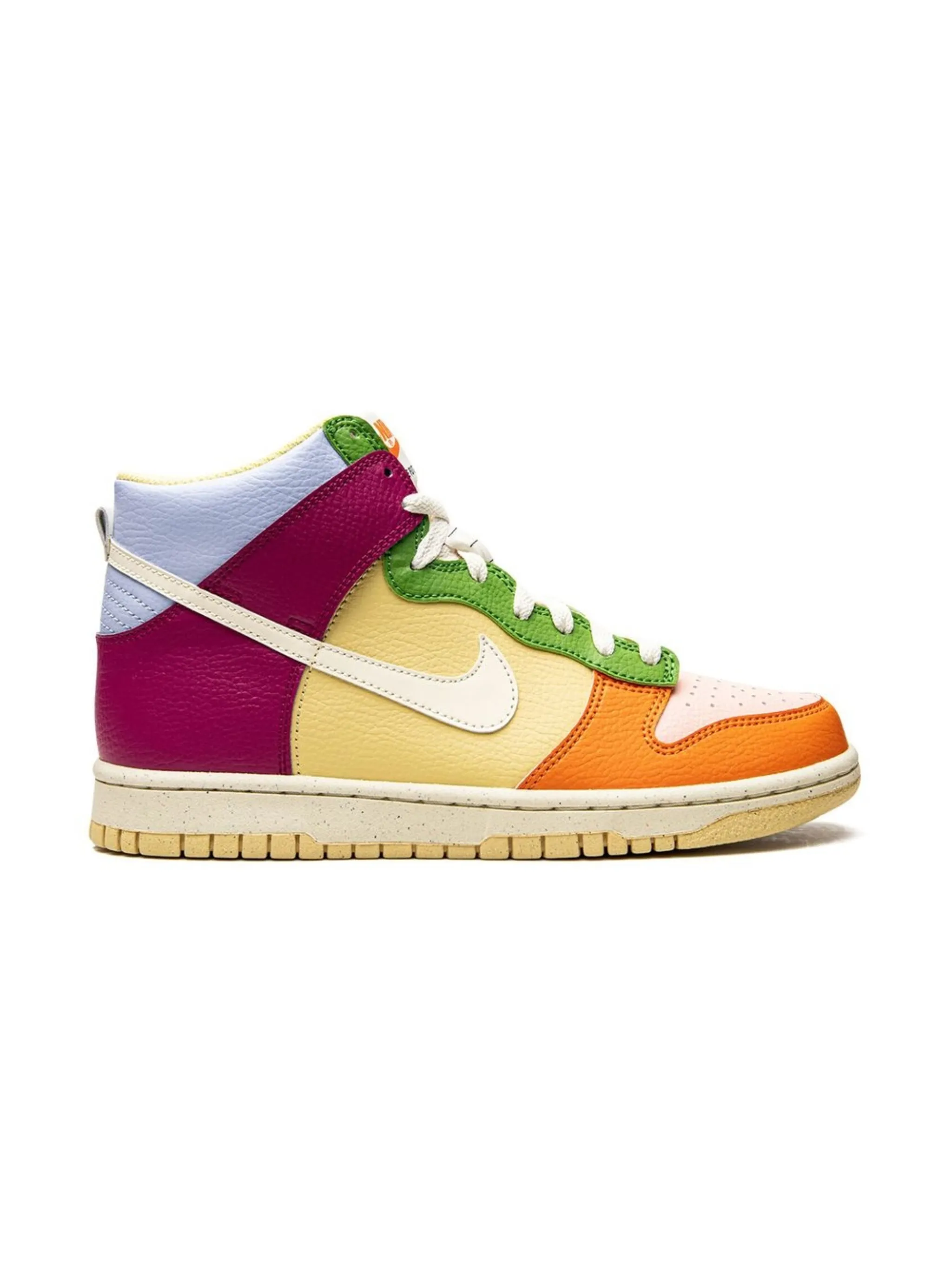 Кроссовки Dunk High Next Nature Nike Kids, желтый — фото 2
