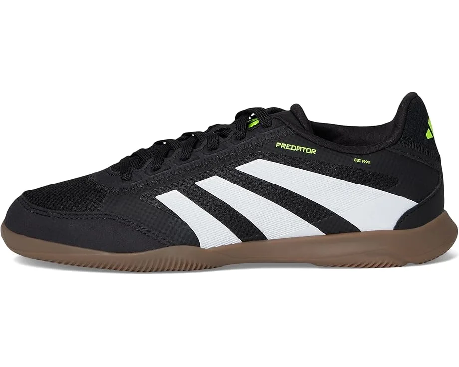 Кроссовки Adidas Kids League Predator Indoor Cleats (Little Kid/Big Kid), Black/White/Lucid Lemon — фото 4