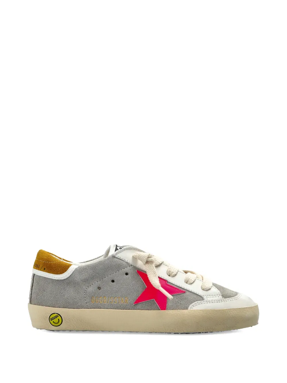 Кроссовки Superstar со звездными деталями Golden Goose Kids, серый — фото 2