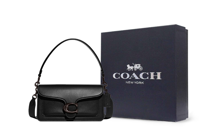 

COACH Кожаная сумка через плечо среднего размера