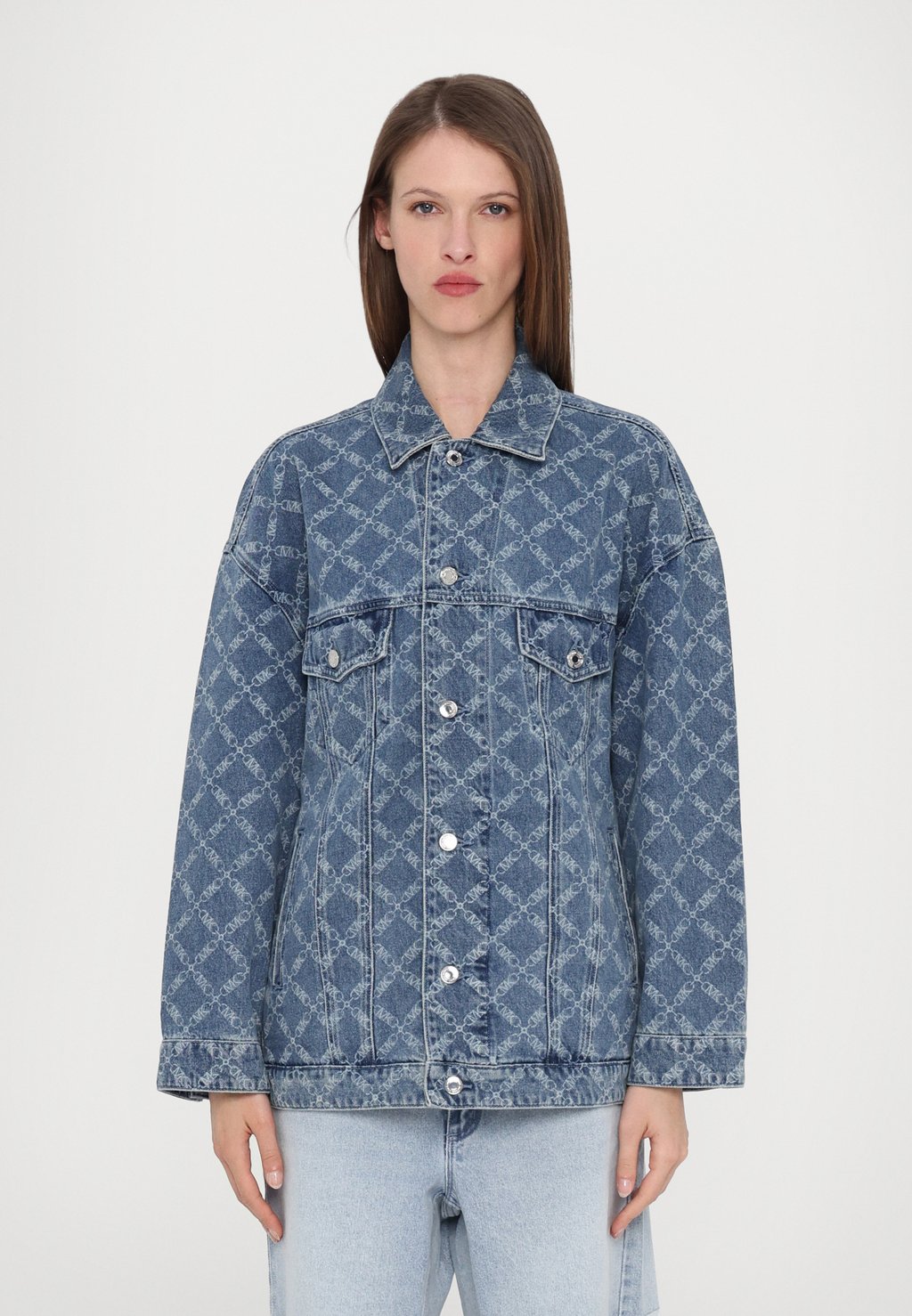 

Джинсовая куртка MICHAEL Michael Kors, цвет Blue Denim