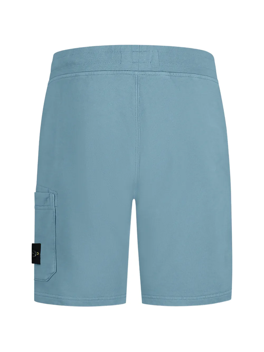 Шорты с боковыми карманами и логотипом Stone Island Junior, синий — фото 2