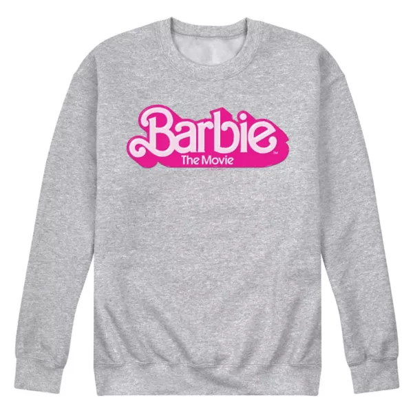 

Мужская флисовая толстовка с логотипом фильма Barbie, серый