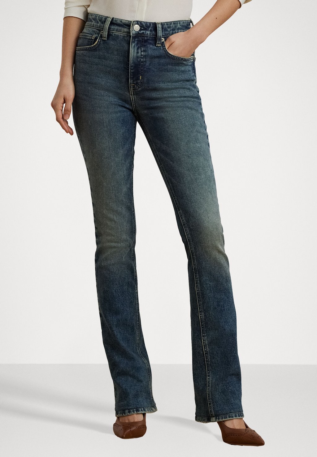 

Джинсы Bootcut HIGH RISE BOOT JEAN Lauren Ralph Lauren, синий