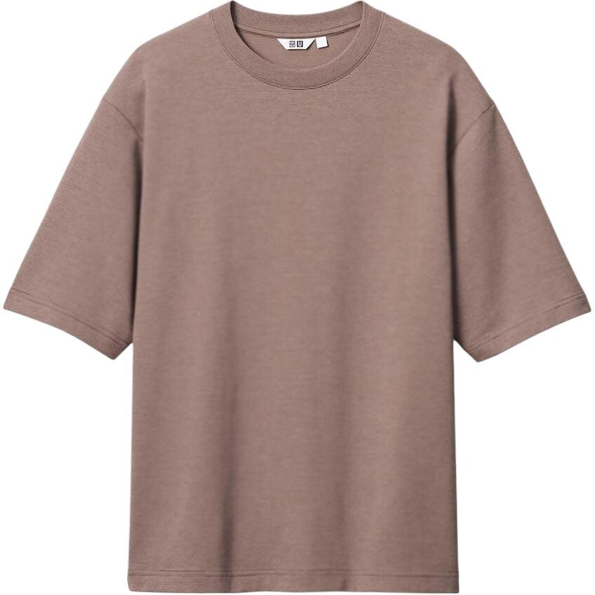 

Футболка унисекс каштановая Uniqlo, цвет Chestnut