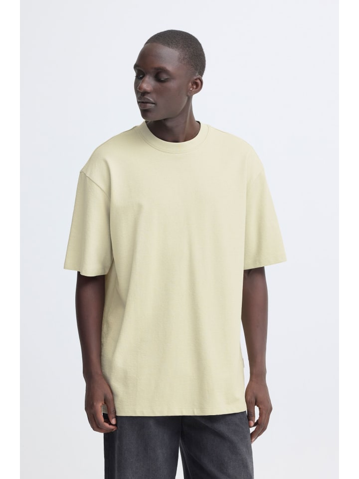 

BLEND Футболка с круглым вырезом BHKaiser бежевого цвета