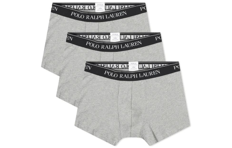 

Брифы боксерские 3 шт BRIEF Polo Ralph Lauren, 1 набор 3 шт (Серый)