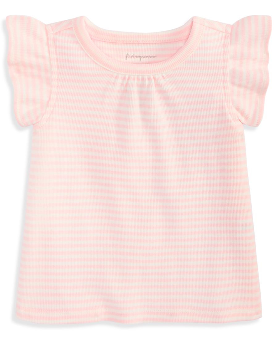 

Детская футболка для девочек с рукавами-крылышками, размеры 3-24 месяца First Impressions, Pink Polish, Розовый, Детская футболка для девочек с рукавами-крылышками, размеры 3-24 месяца First Impressions, Pink Polish