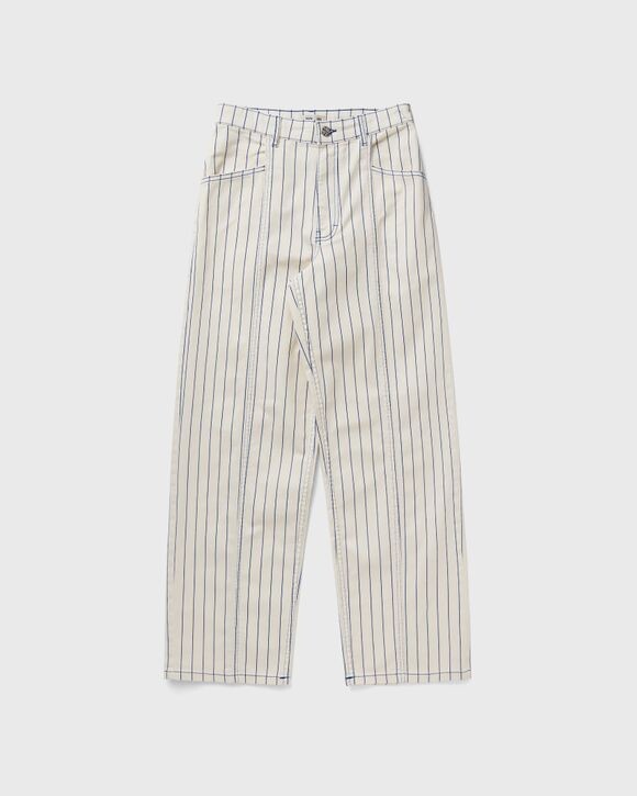 

Брюки Baum Und Pferdgarten Nara Pants, цвет white sand pinstripe