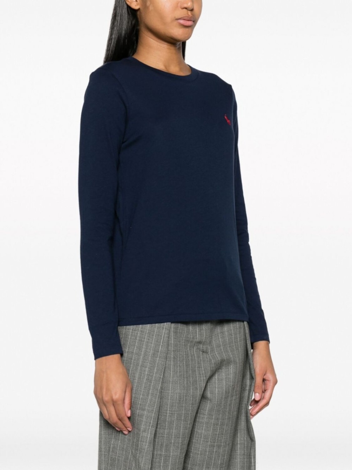 Футболка Polo Pony с длинными рукавами Polo Ralph Lauren, синий — фото 3