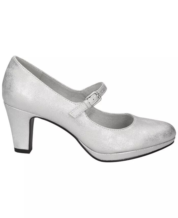 Женские туфли-лодочки на платформе Zest Easy Street, серебро — фото 2