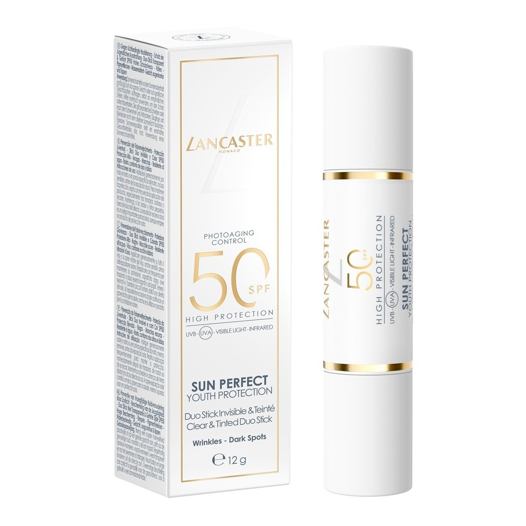 Маска для лица Lancaster — Sun perfect infinite glow clear & tinted stick , вес, 12 г — фото 2