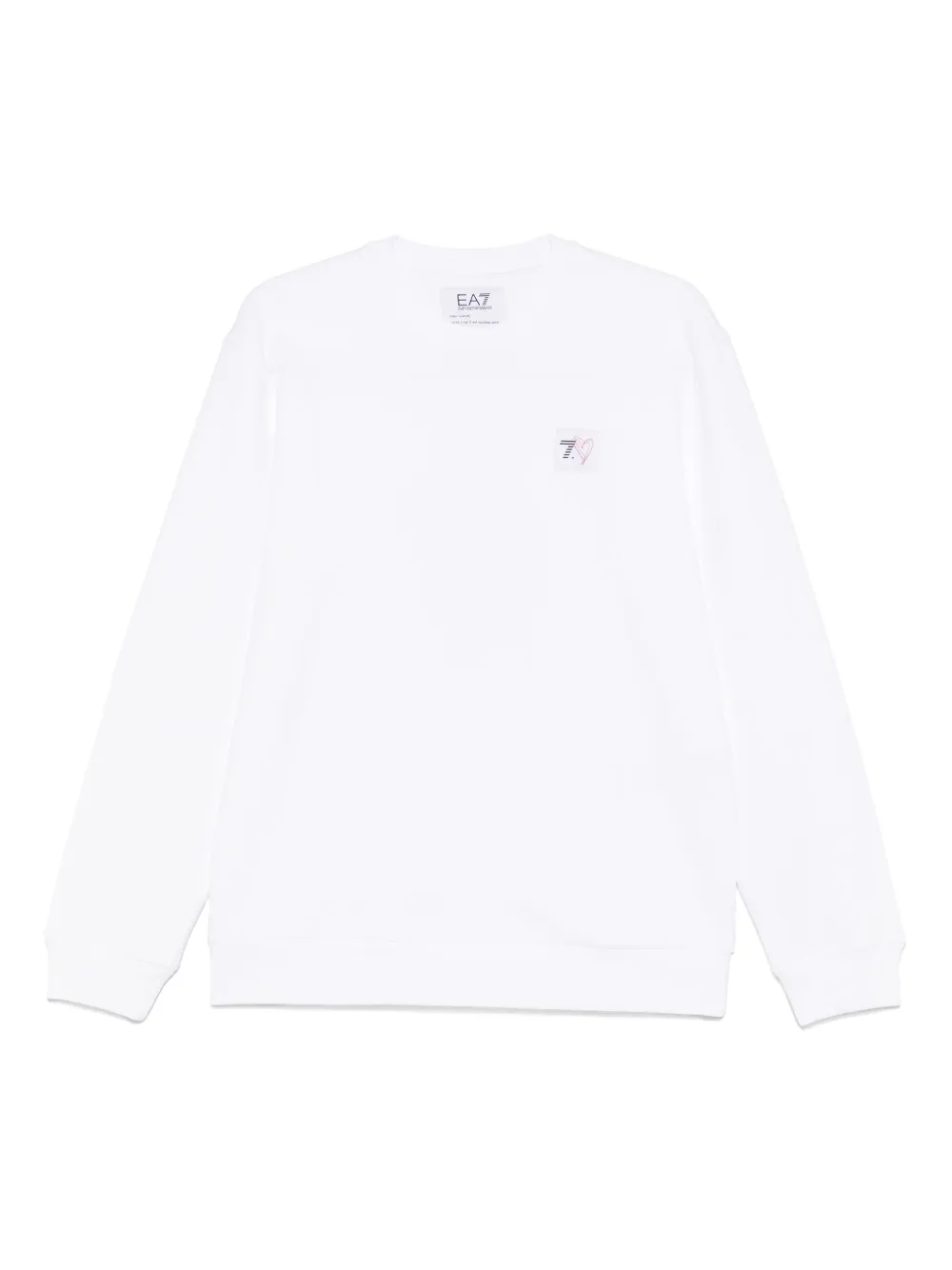 

Толстовка с графическим принтом Ea7 Emporio Armani, белый