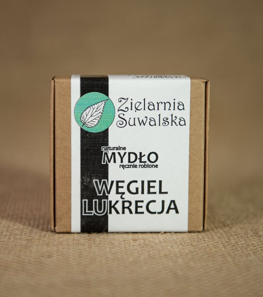 

Zielarnia Suwalska - Угольное мыло - Солодка 120г