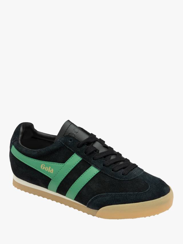 Классические кроссовки Apollo из замши Gola, Black/Jade/Gum — фото 2