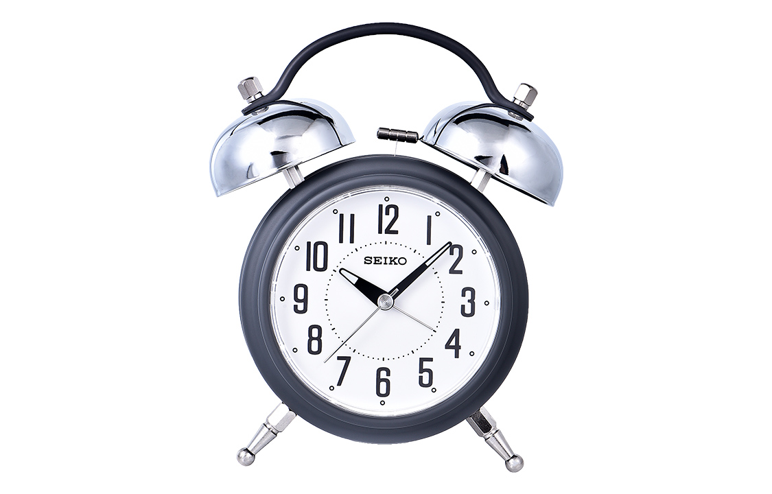 

SEIKO Часы Quartz Movement Plastic Alarm Clock Unisex White QHK051N
