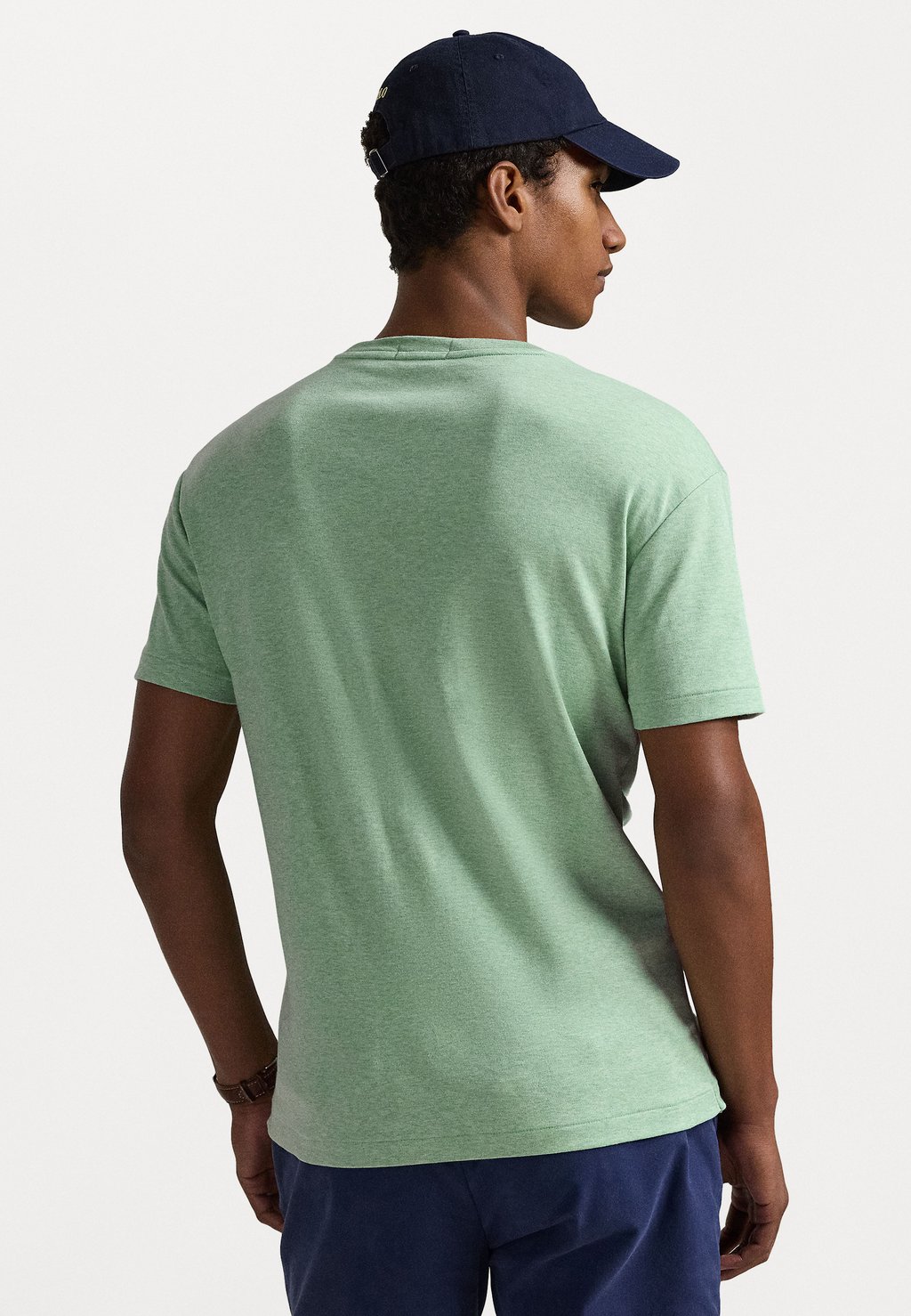 Базовая футболка CUSTOM SLIM FIT SOFT COTTON T-SHIRT Polo Ralph Lauren, серый — фото 3