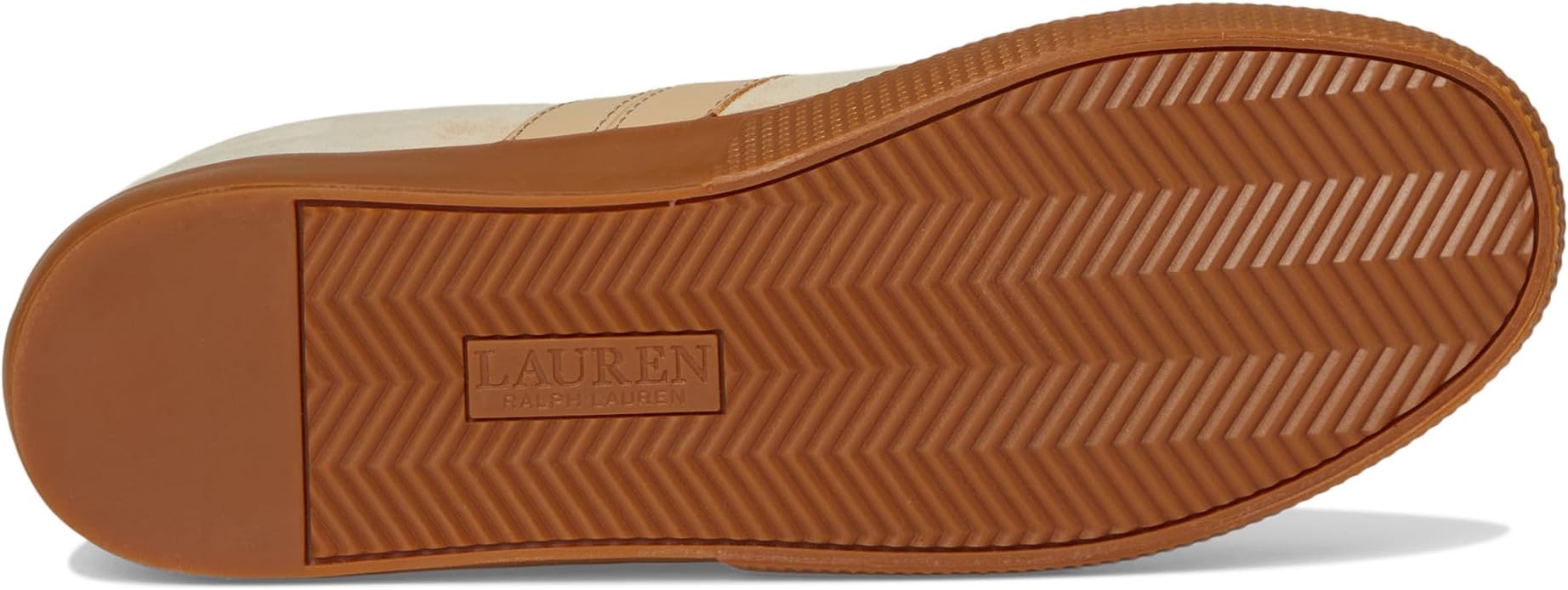 Кроссовки Lauren Ralph Lauren Janson II Suede & Nappa Leather Sneakers, цвет Sand Dune — фото 3