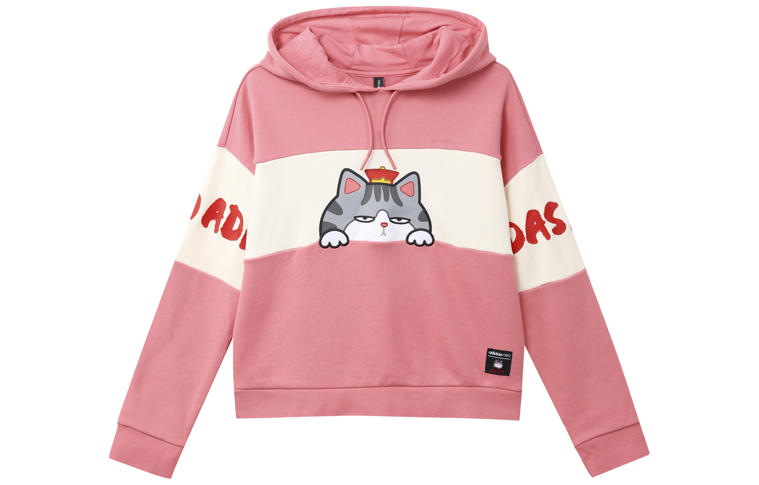 

Свитер женский розово-красный Adidas Neo
