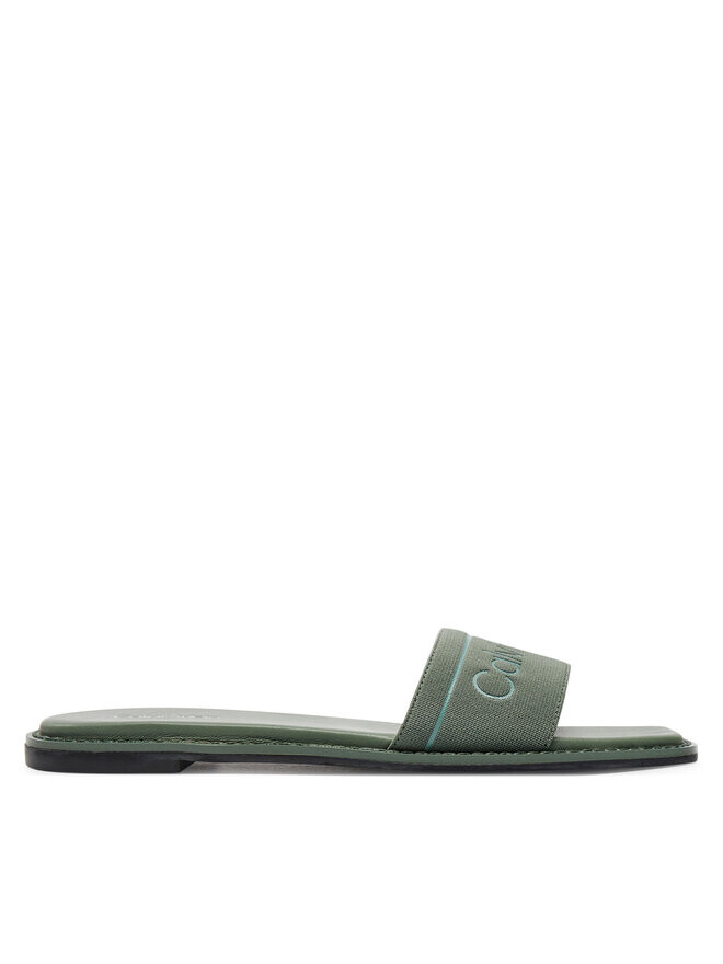 

Шлепанцы Calvin Klein Flat Slide He, зеленый