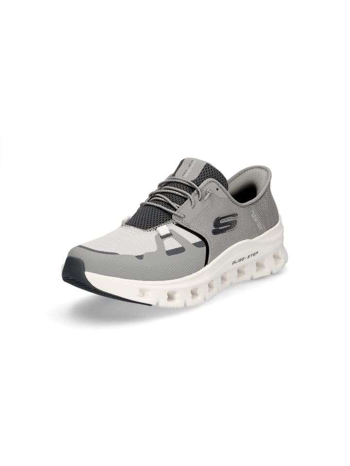 

Кроссовки на шнуровке Skechers, серый