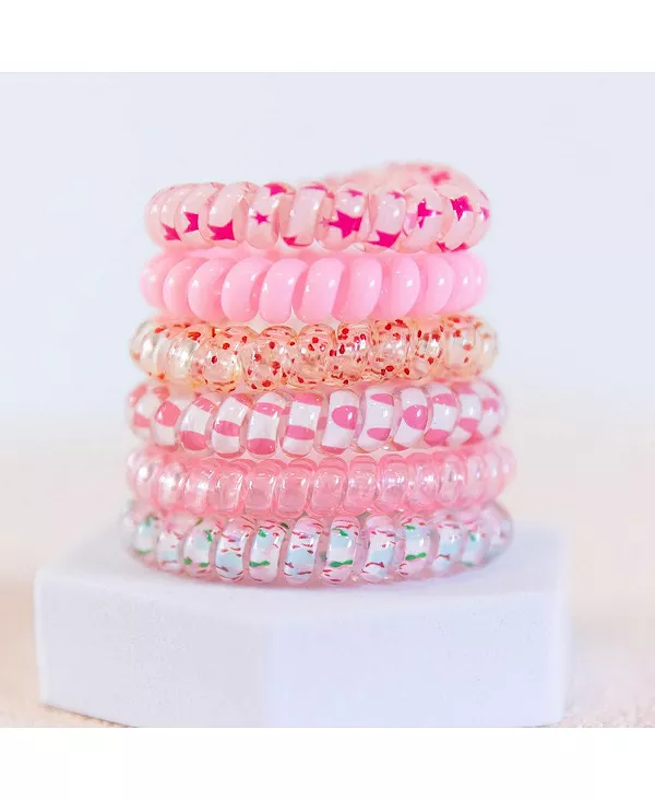 Набор резинок для волос - розовый для вечеринки Headbands Of Hope, pink — фото 2