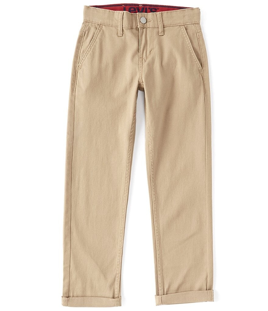 

Брюки-чиносы Levi's Big Boys 8-20 502 стандартного зауженного кроя, бежевый