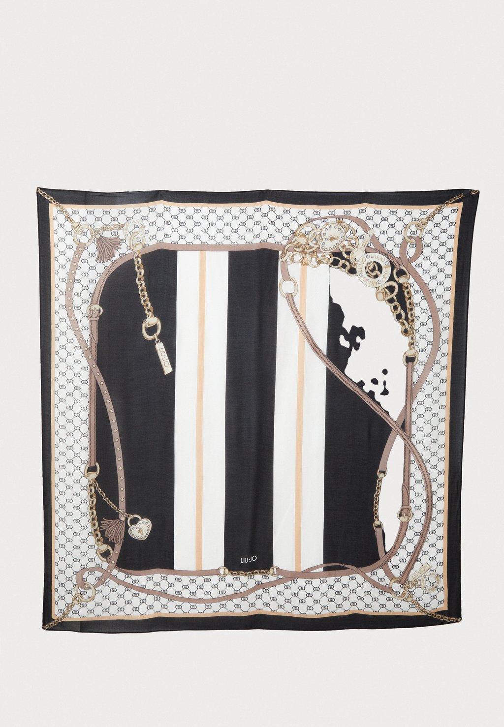 

Шарф FOULARD MANHATTAN LIU JO, черный