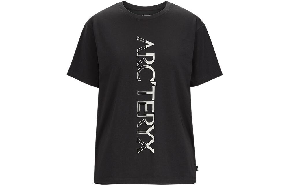 

Футболка женская Arcteryx с двухцветным логотипом, черный