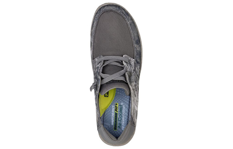 Свободная посадка Кроссовки для жизни Мужские низкие серые Skechers — фото 3