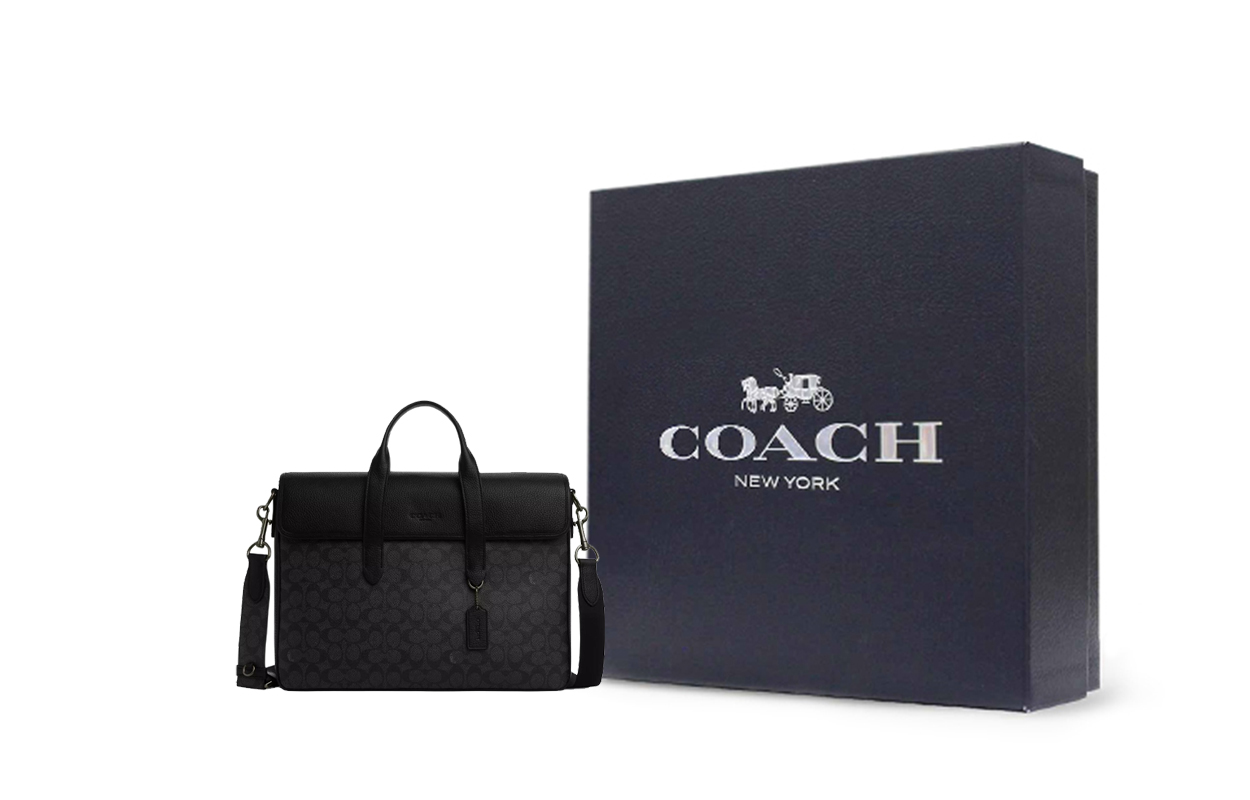 

COACH Сумка через плечо из прорезиненного хлопка