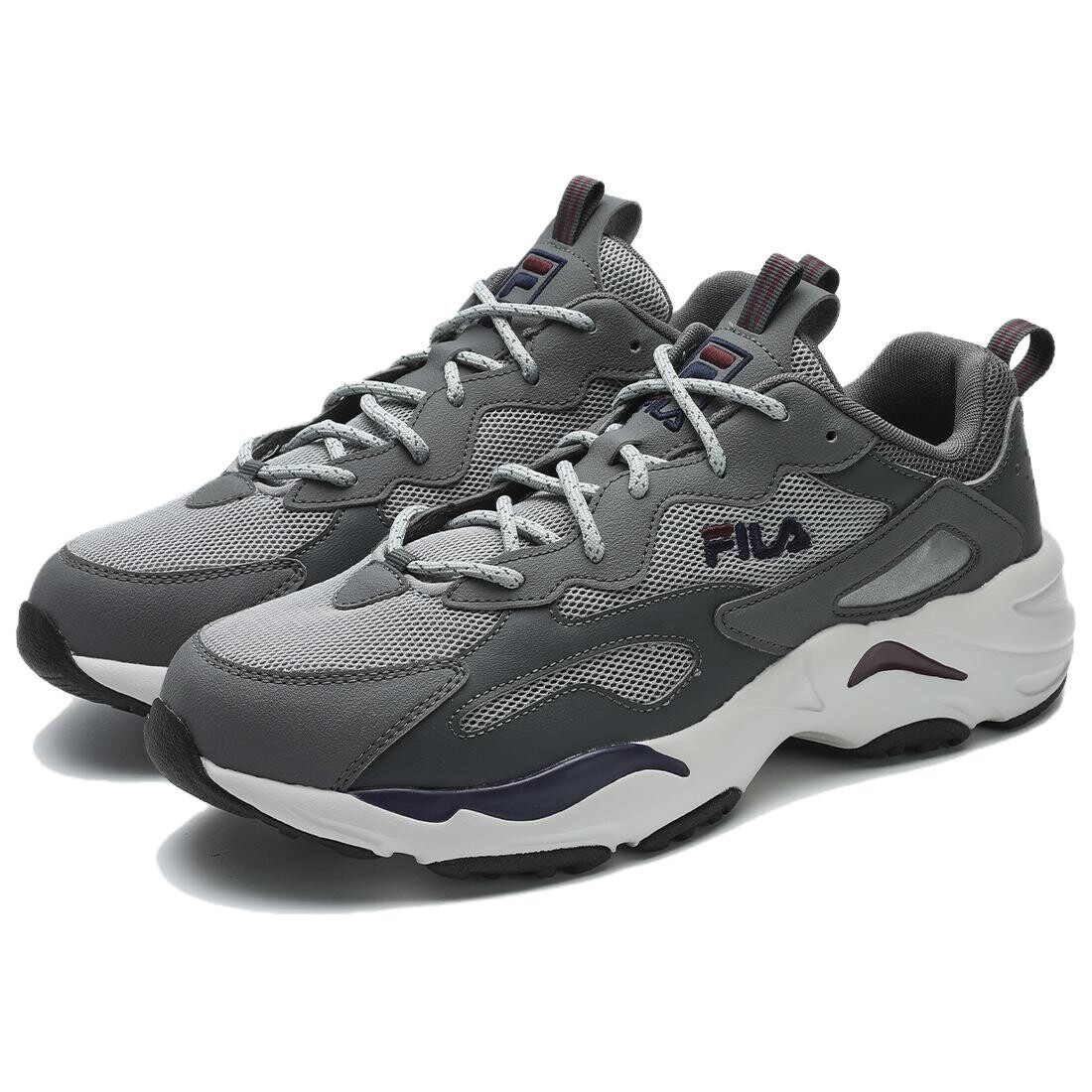 Кроссовки FILA Lifestyle Shoes Men Low-top Gray, серый — фото 4