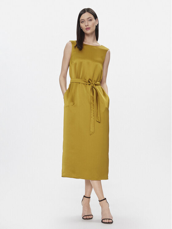 

Платье на каждый день, стандартного кроя Weekend Max Mara, желтый