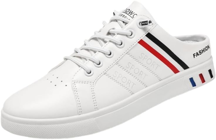 

Мужские летние кроссовки Baotou слипоны - плоская подошва без каблука, дышащие и легкие для комфорта на весь день Fusecottc, белый