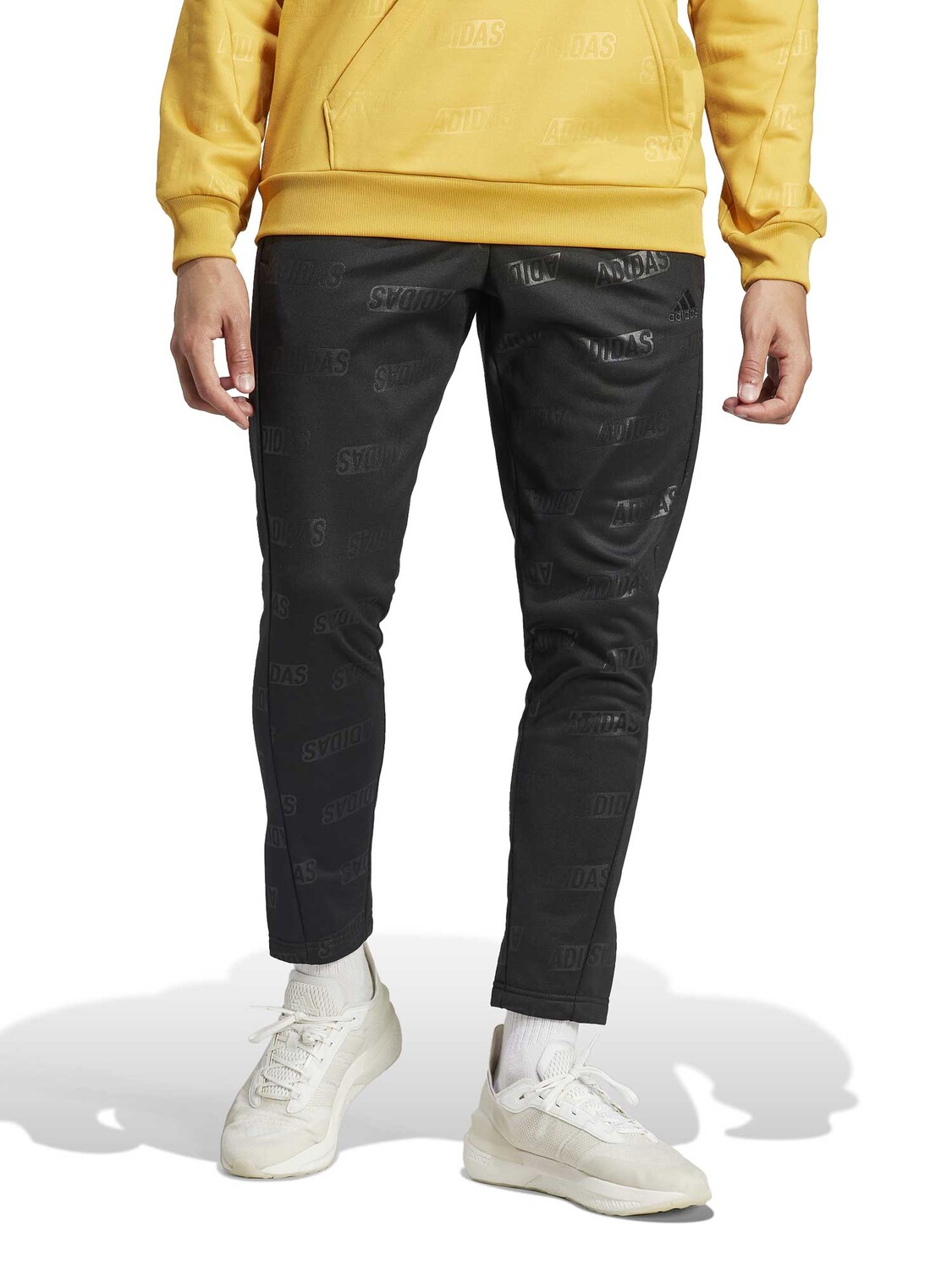 

Спортивные брюки Adidas Sportswear Embossed Polar Fleece Tapered, черный