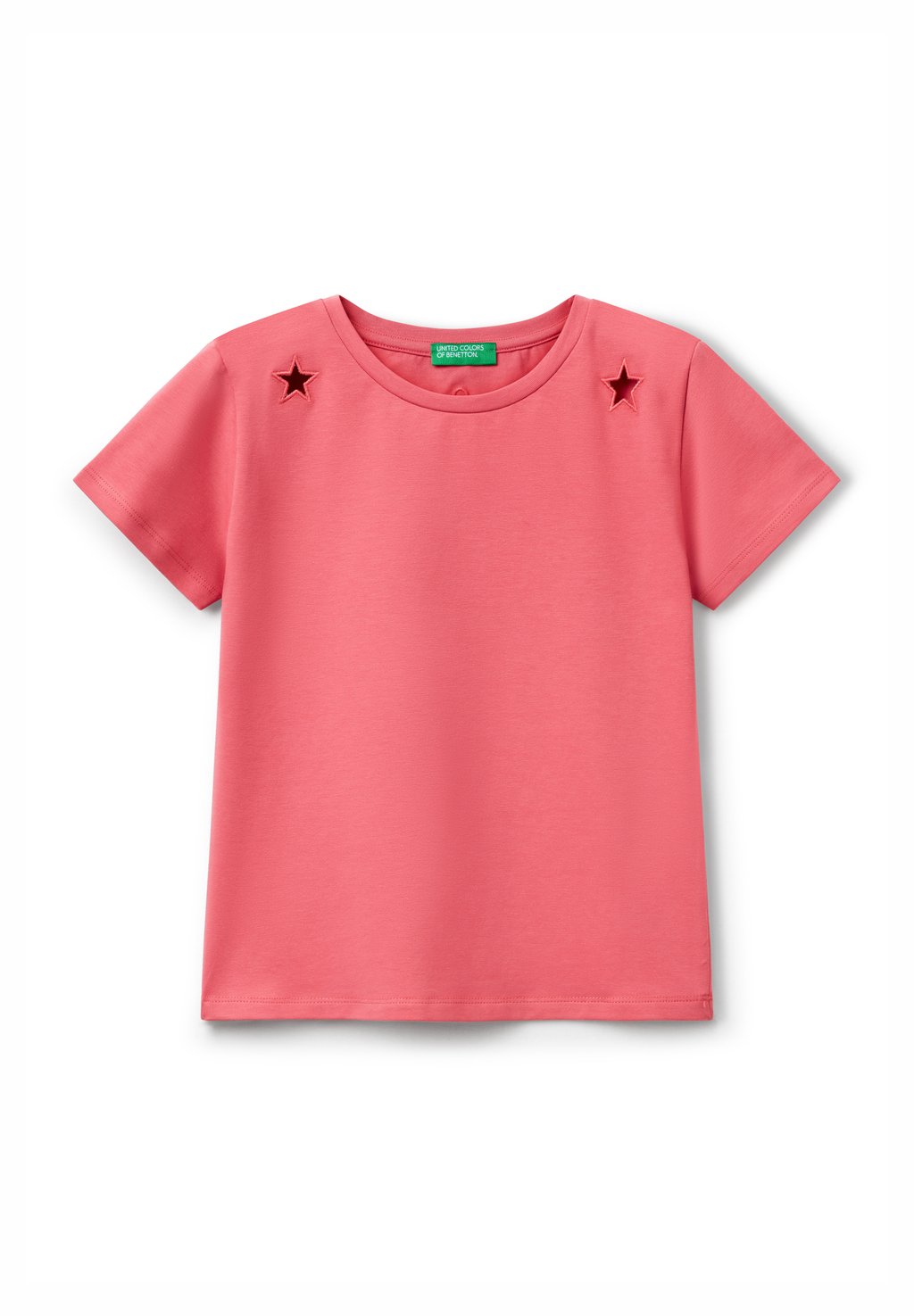 

Футболка с принтом CUT OUT MOTIF United Colors of Benetton, фуксия