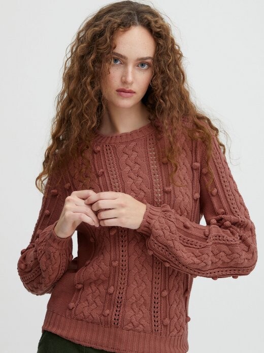 

Вязаный свитер иркамелия Atelier Rêve, красный