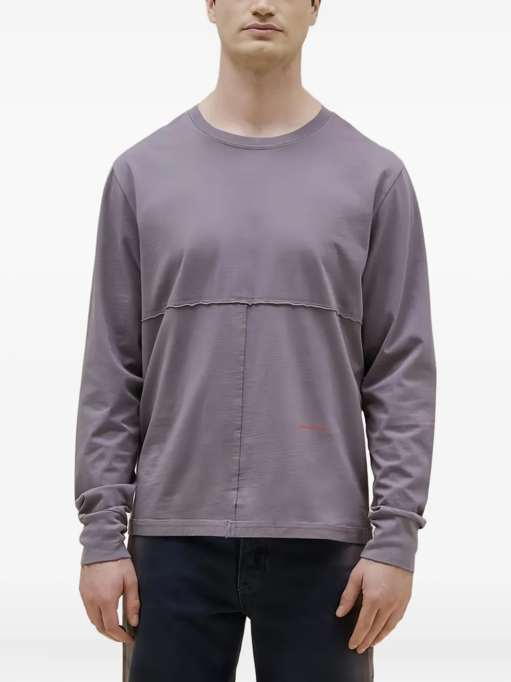 

Футболка с наложением Eckhaus Latta, коричневый