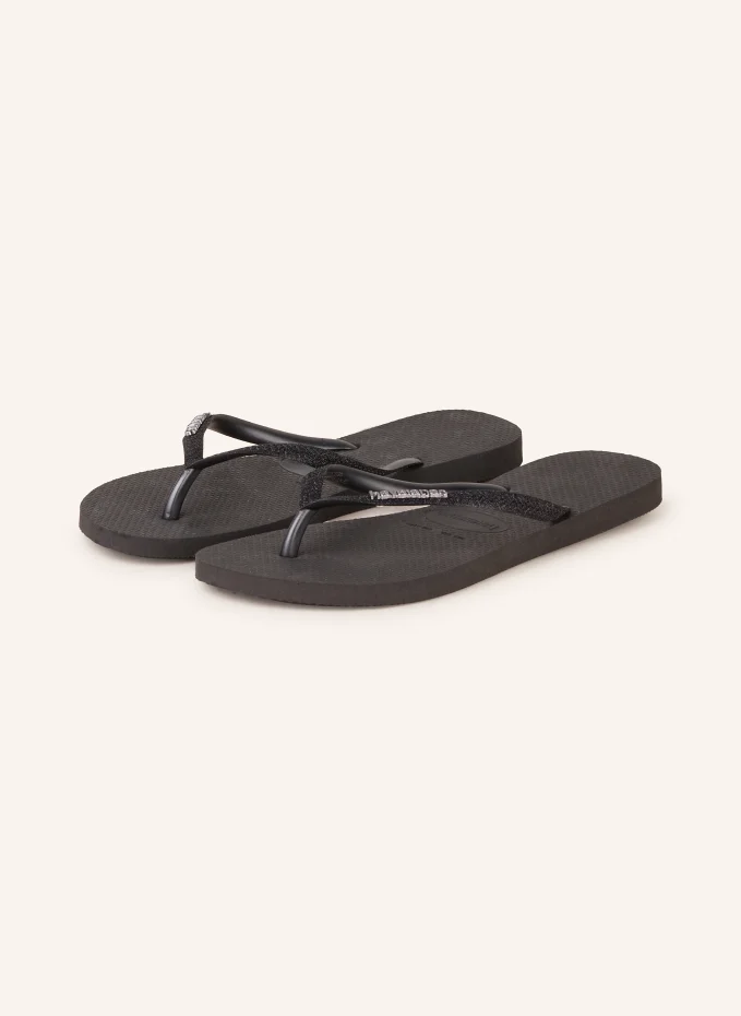 

Разделитель пальцев slim glitter ii Havaianas, черный